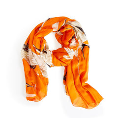 Tangerine Heron Scarf